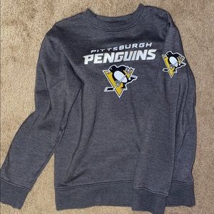 Fanatics, size medium, gray Pittsburgh Penguins sweatshirt